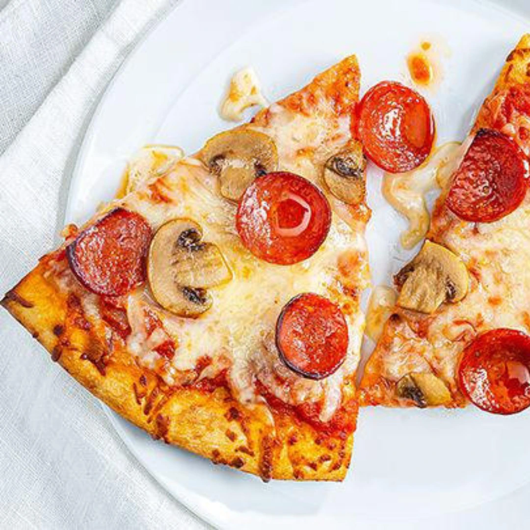 Delicious all dressed pizza at Flame O Pizza & Donair in Chappelle Edmonton, AB